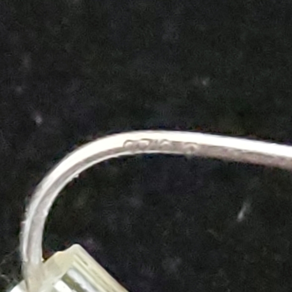 Sterling silver 925 turquoise stones southwest style, dangle earrings. Hammered - Picture 7 of 8